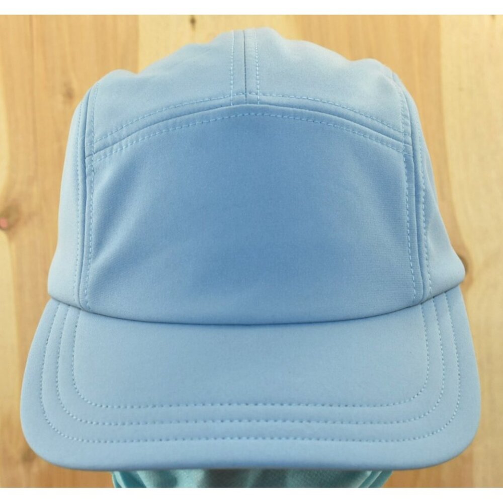 Athleta Ultra Women's Hat Cap Blue Lightweight 5 Panel OSFA Drawstring Running